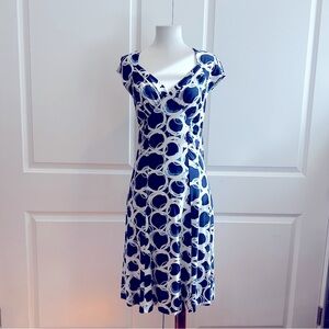 BANANA REPUBLIC capped sleeved dress